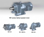 WR series helical geared motor